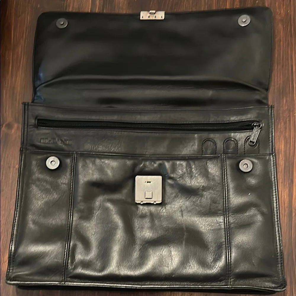 Picard Black Leather Briefcase - Picture 2 of 12